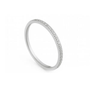 Aliança Basic Oui Aço Polido